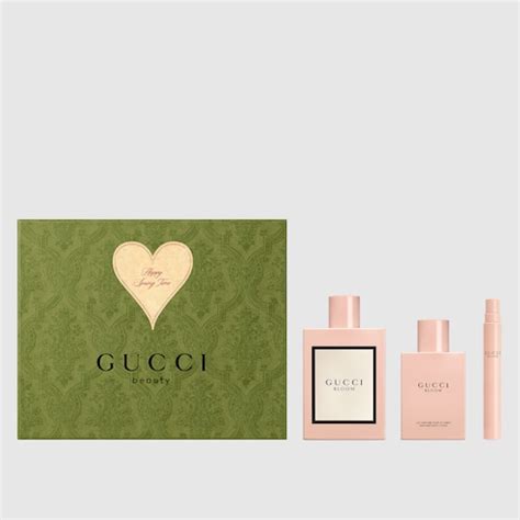 gucci blooms print jacket|Gucci Bloom gift set.